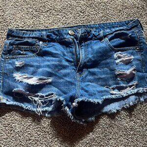 American Eagle Denim ripped shorts